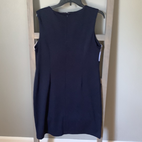 Loft Blue White Color Block sheath Dress - Picture 3 of 4